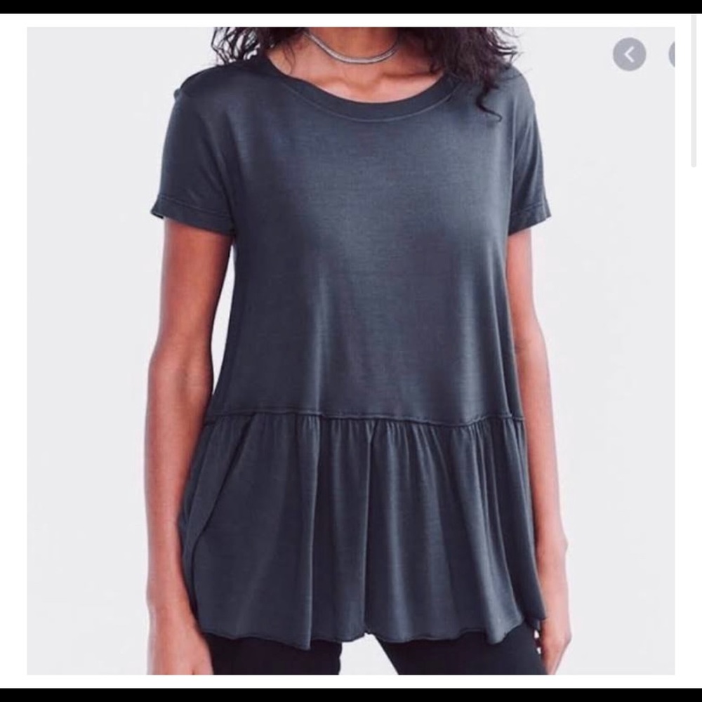 Urban Outfitter Truly Madly Deeply Peplum Shirt